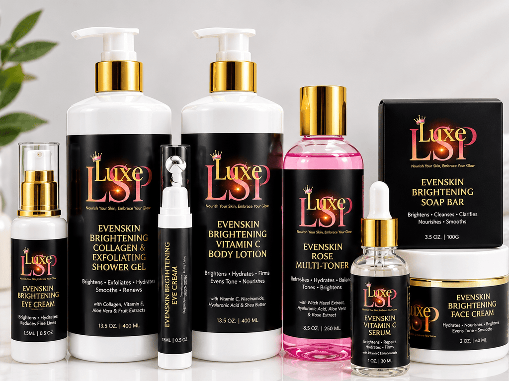 LUXe ✨Skincare Bundle : Complete 8-Piece Brightening, Hydrating & Skin-Nourishing Skincare Bundle For Healthy, Smooth, Radiant Looking Skin. - LUXeSkincarePalaceLUXe ✨Skincare Bundle : Complete 8-Piece Brightening, Hydrating & Skin-Nourishing Skincare Bundle For Healthy, Smooth, Radiant Looking Skin.